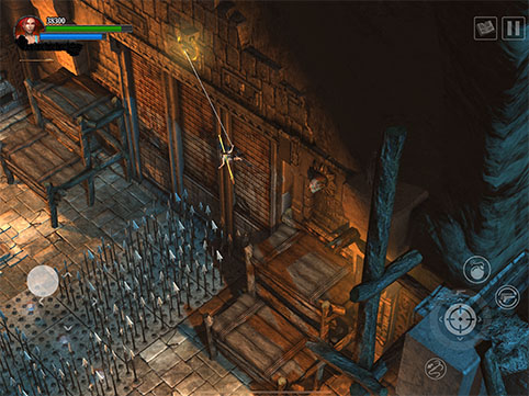 <strong>BRAIN TEASING AND CHASM&nbsp;LEAPING</strong> Leap, grapple and swing your way past cunning puzzles and trap-laden challenges.