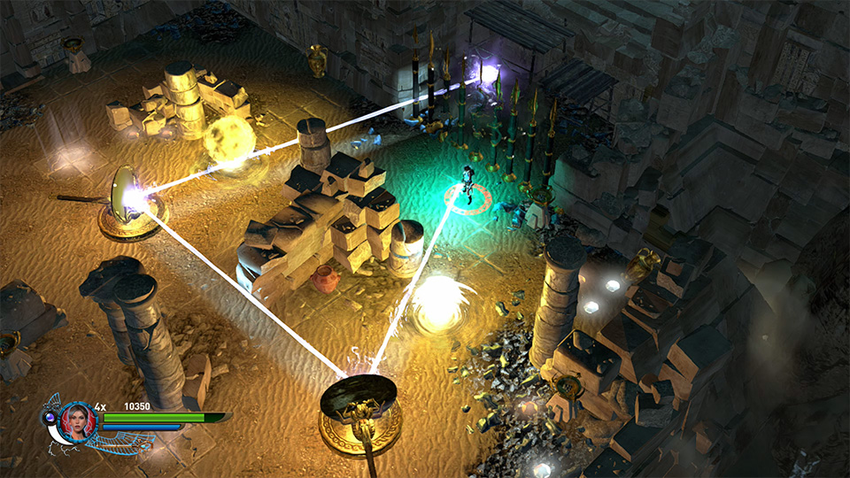 AN ARSENAL AT YOUR DISPOSAL <span>Expand your loadout by unlocking awesome weapons, stat-boosting artifacts and power-enhancing amulets. Experiment with different combinations to suit your playstyle.</span>