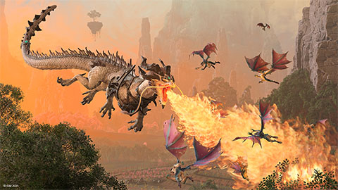 CHOOSE YOUR HERO<span>Play as 10 Legendary Lords! Will you side with the Chaos Gods and take one of their Daemonic Champions, play as an ancient transforming Dragon from Grand Cathay, defend the frozen nation of Kislev with the Ice Queen, or play the ultimate villain as the Daemon Prince?</span>