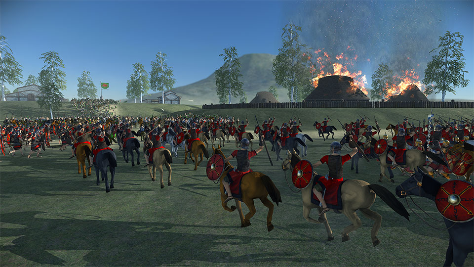 No quarter is given between Julii and barbarians.